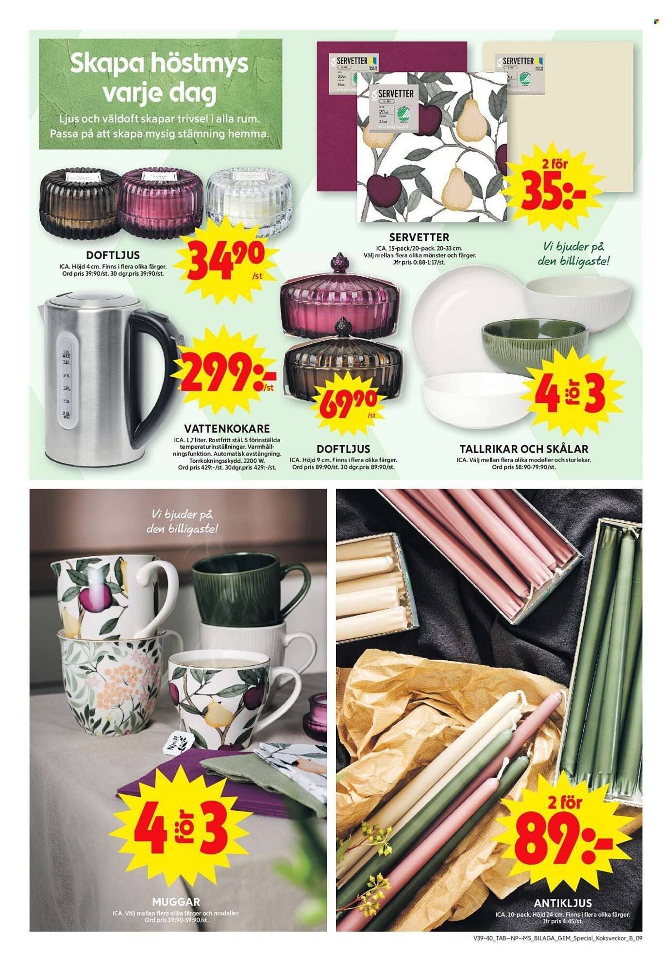 ICA Supermarket reklamblad (2025-09-22 - 2025-09-28)