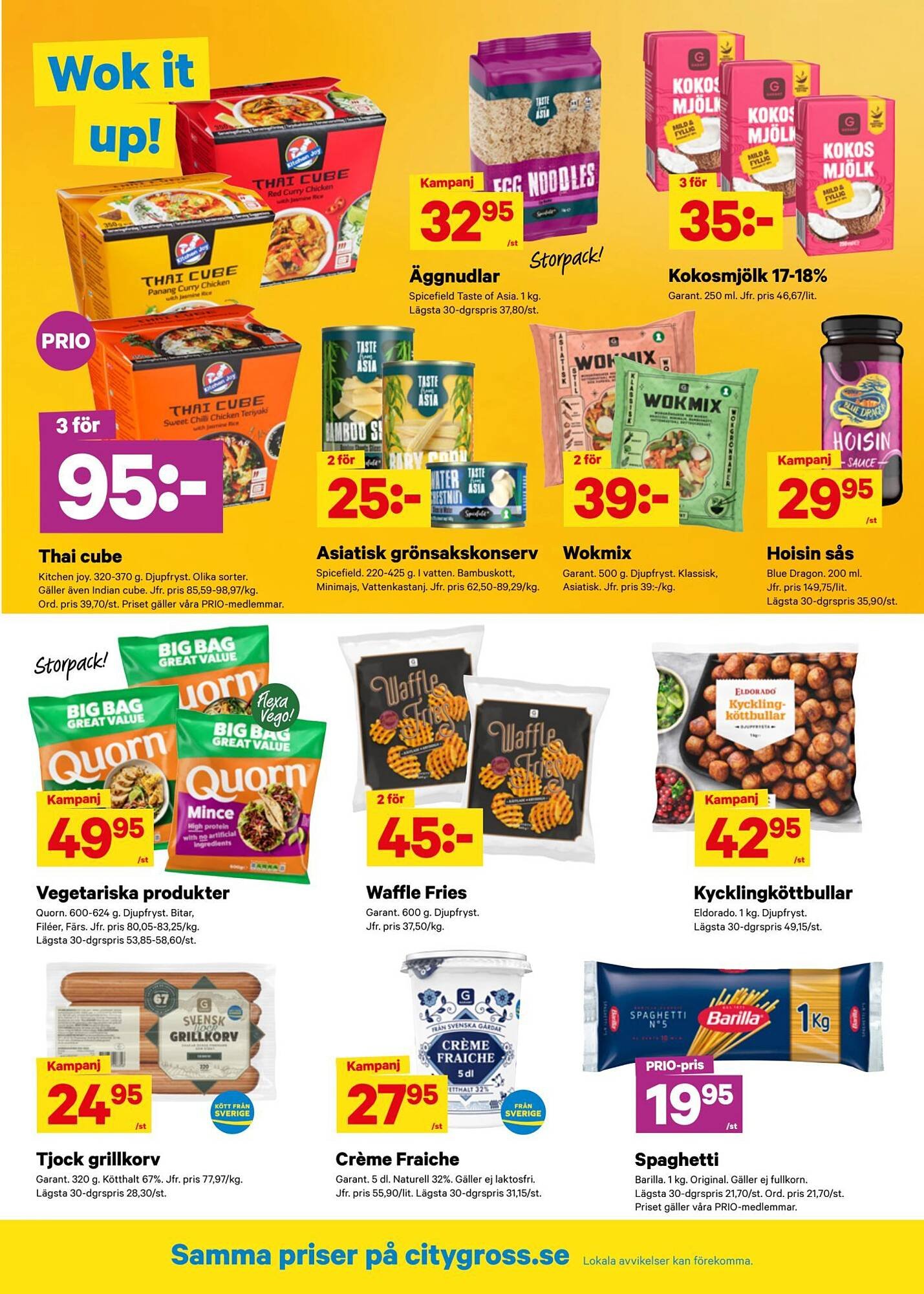 City Gross reklamblad