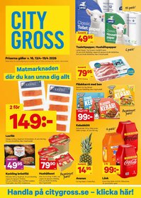 City Gross reklamblad