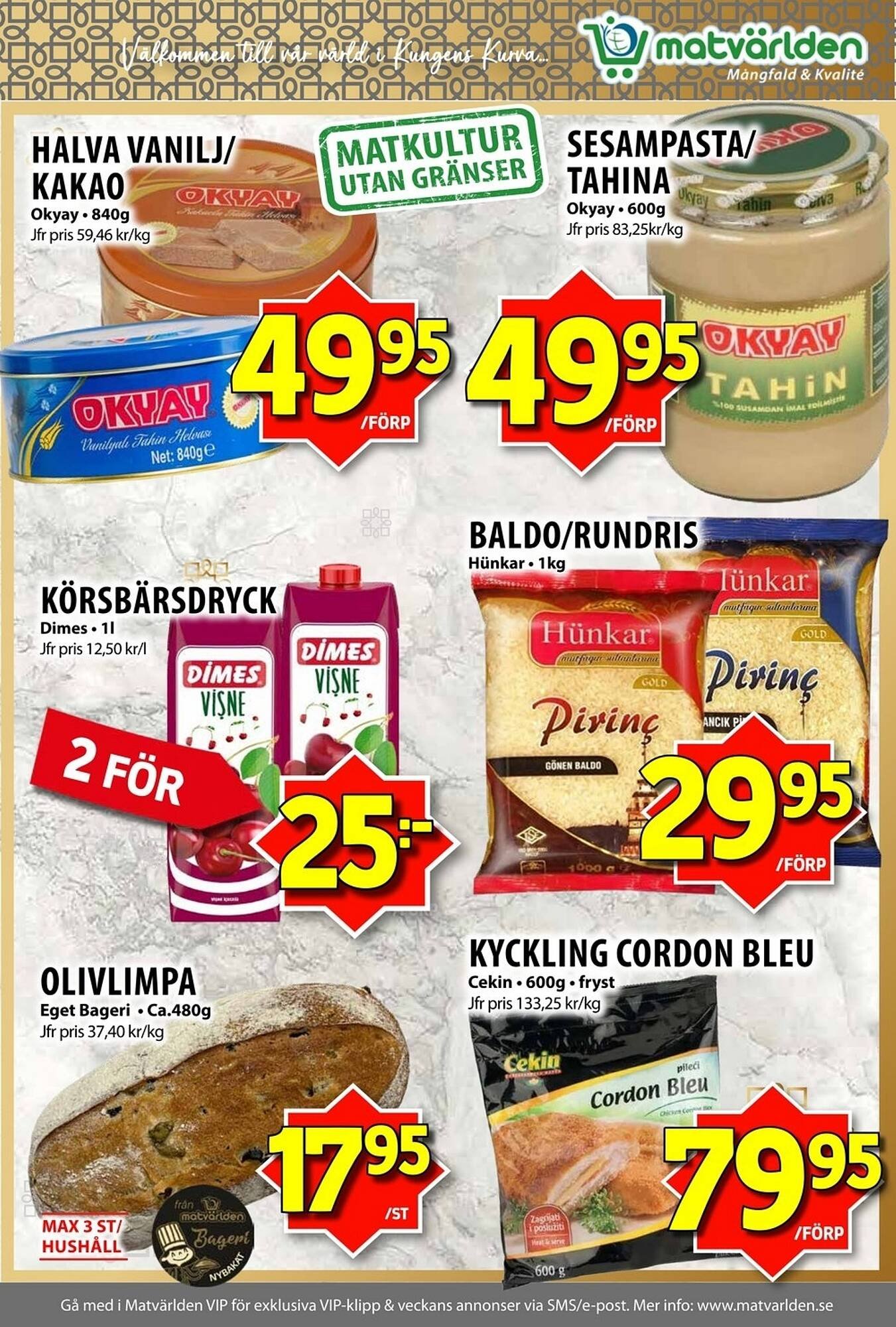 Matvärlden Tensta reklamblad