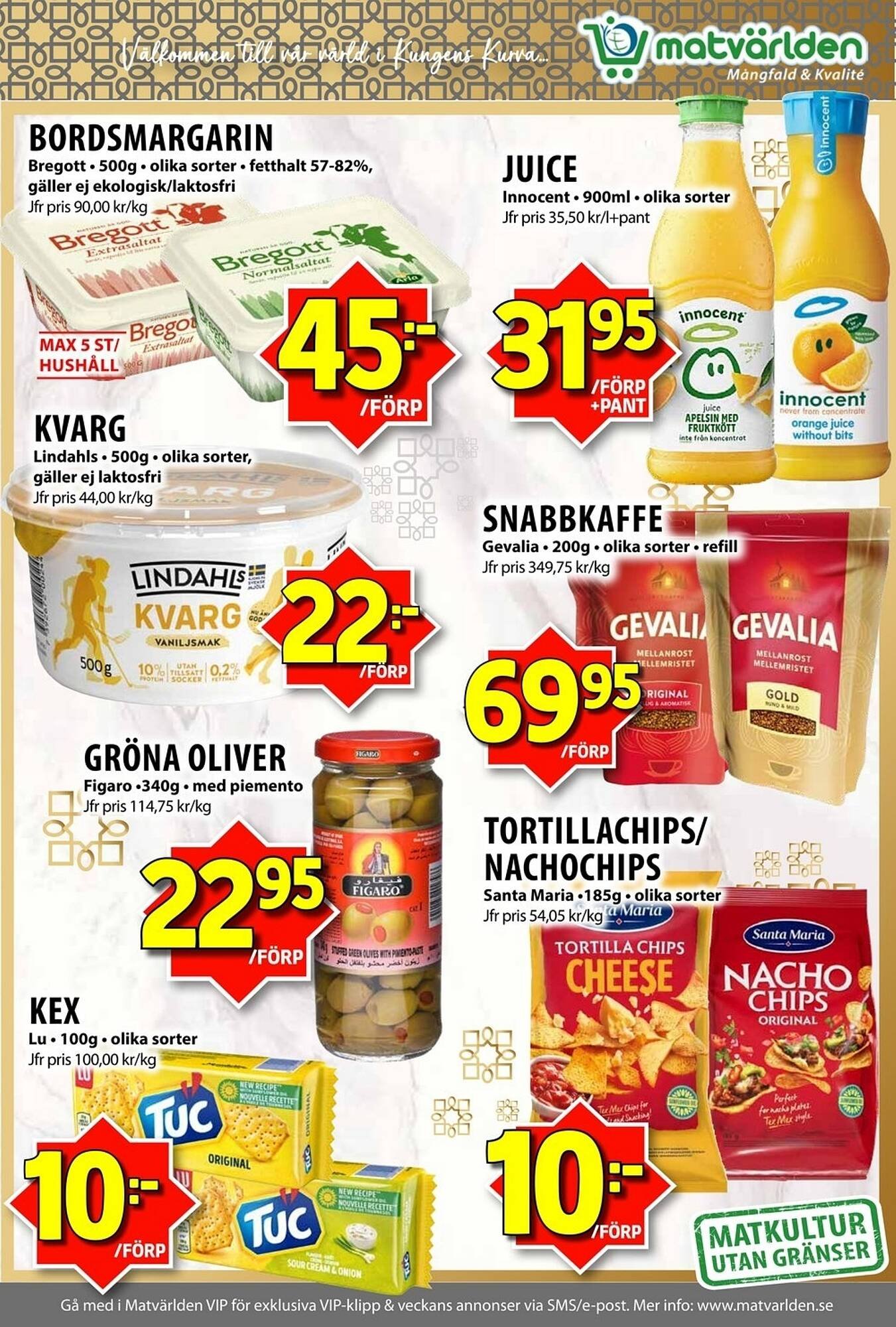 Matvärlden Tensta reklamblad