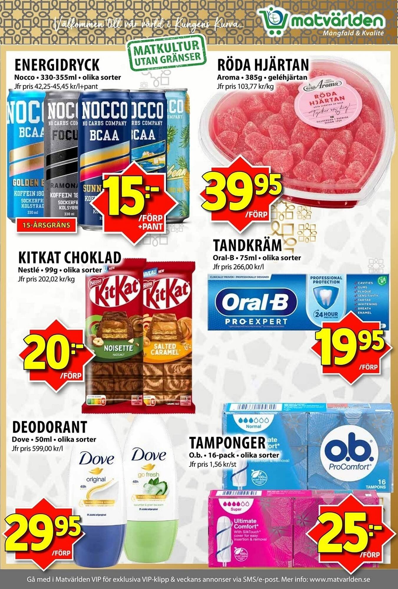 Matvärlden Tensta reklamblad