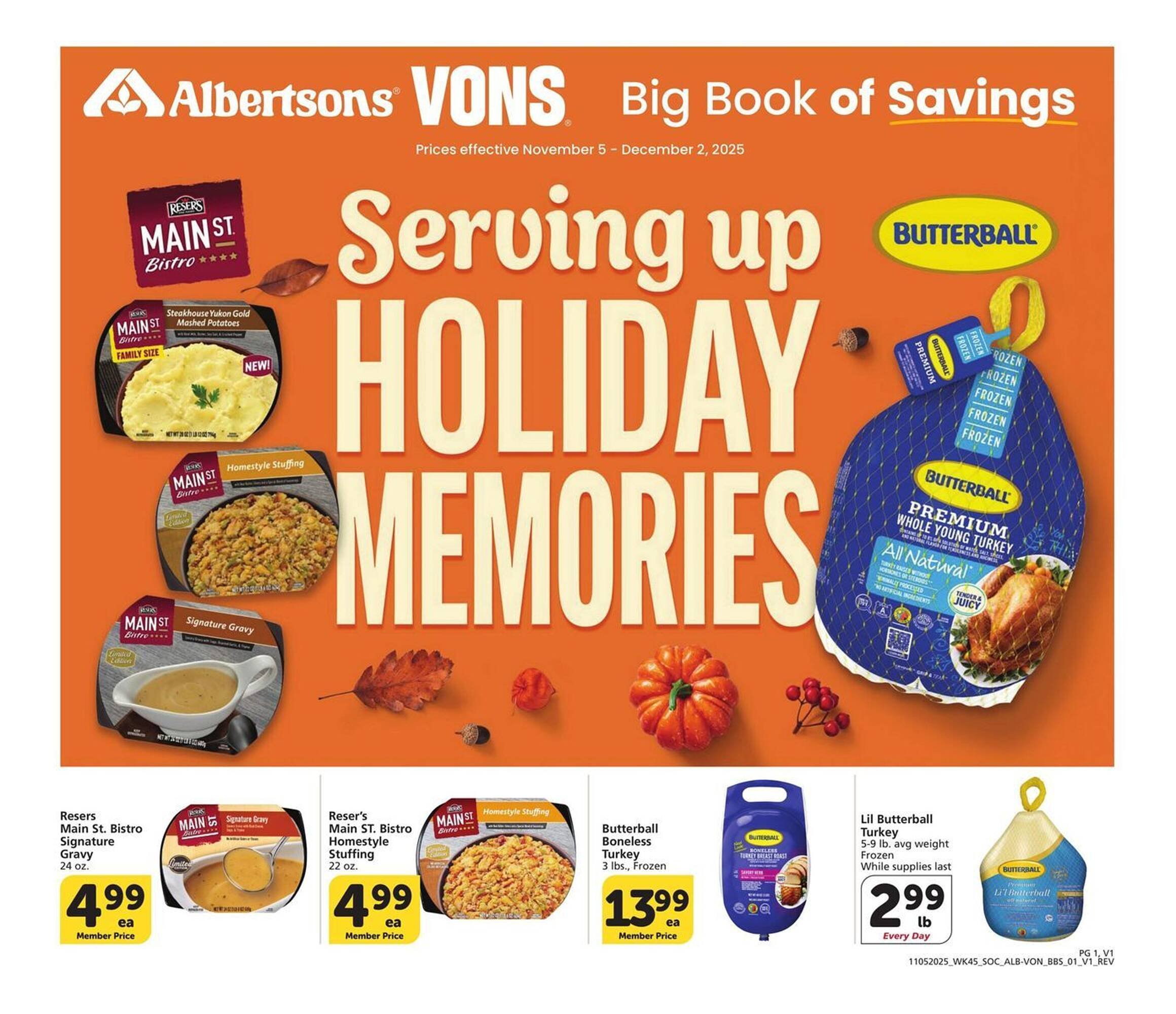 Albertsons weekly ad (2025-11-05 - 2025-12-02) | 1