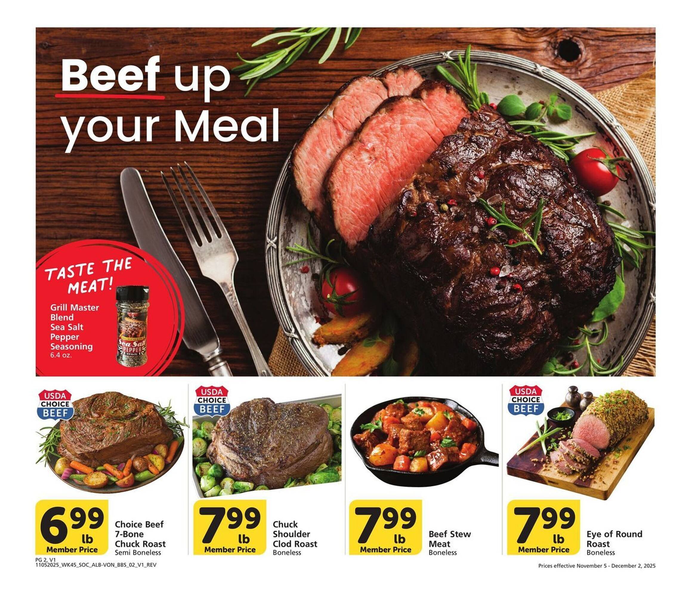 Albertsons weekly ad (2025-11-05 - 2025-12-02) | 2