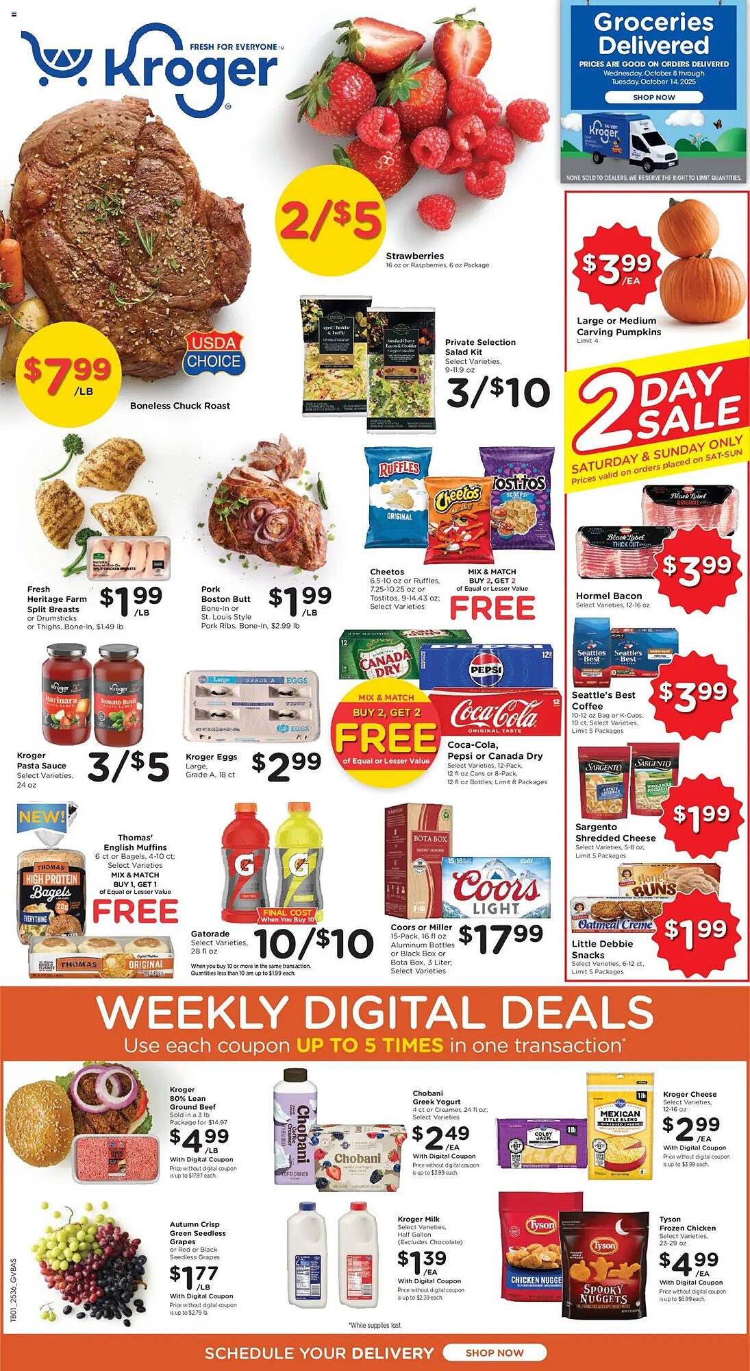 Kroger weekly ad (2025-10-08 - 2025-10-15) | 1