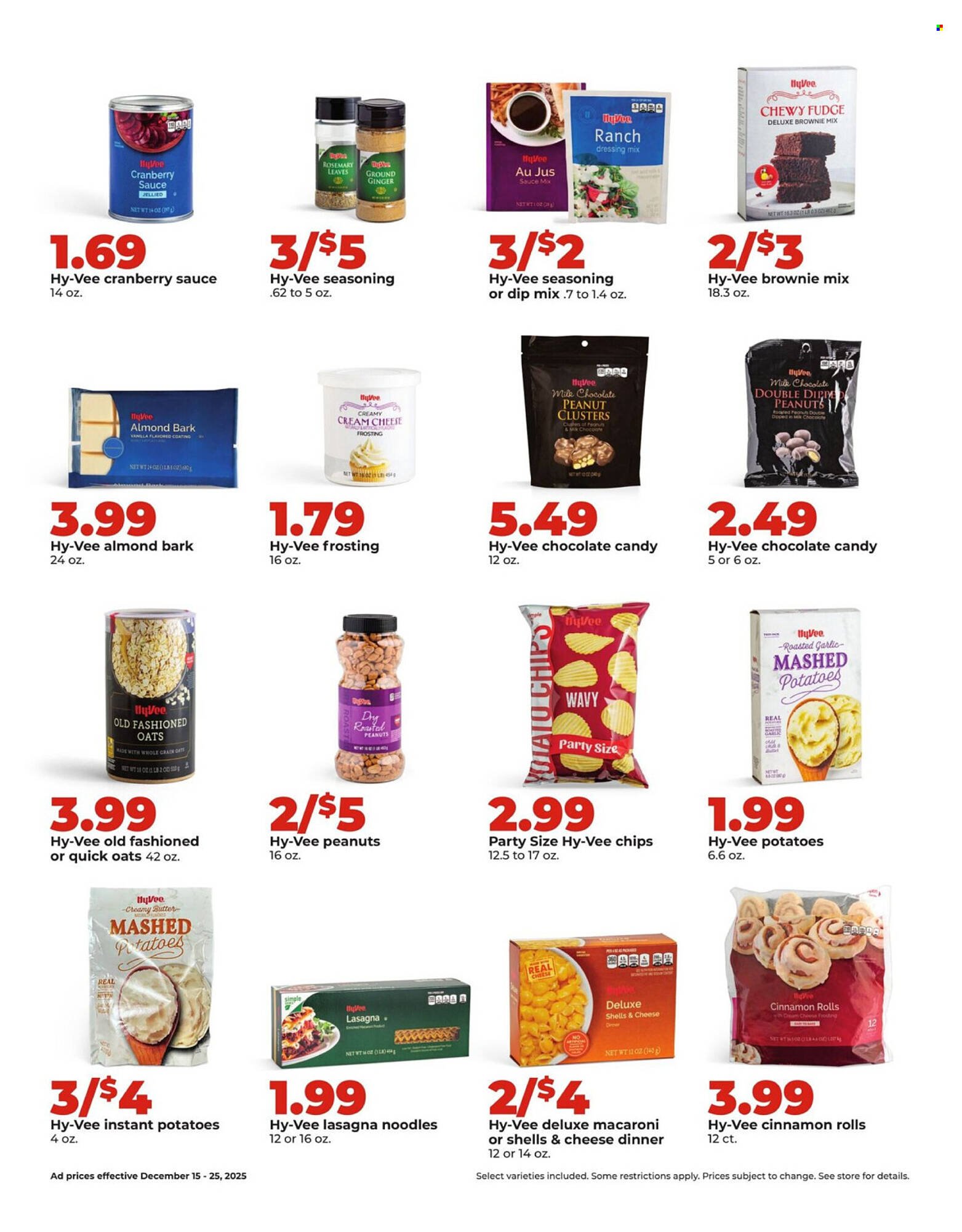 Hy-Vee weekly ad (2025-12-15 - 2025-12-25) | 25