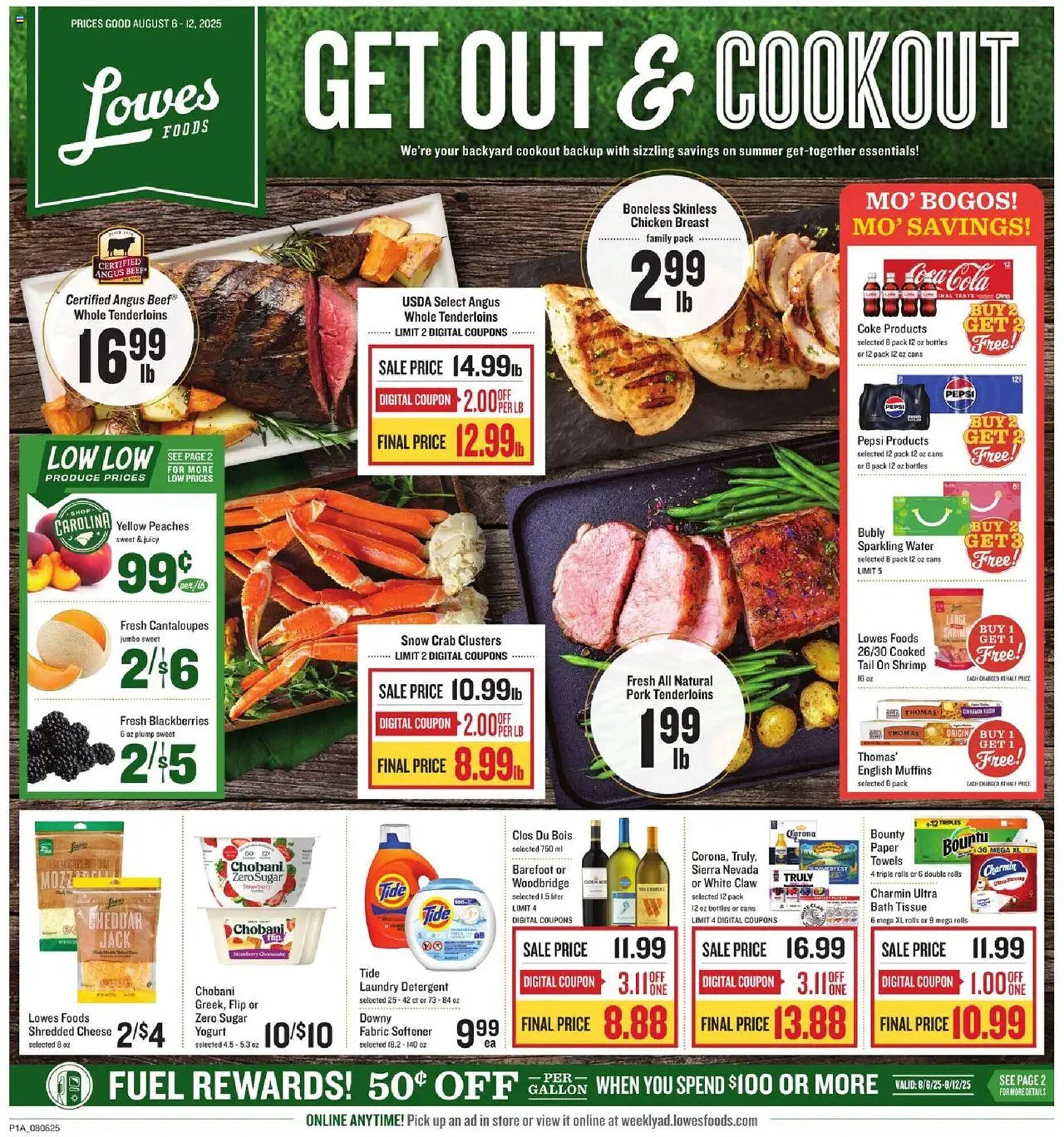 Lowes Foods Weekly Ad (2025-08-06 - 2025-08-13) | 1