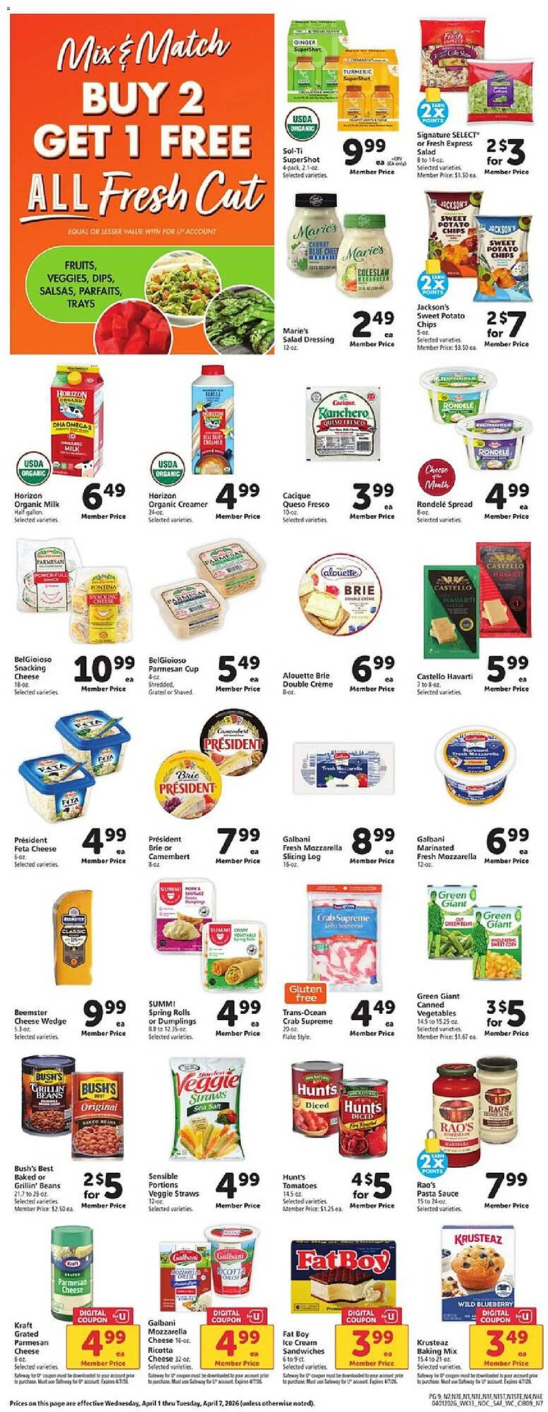 Safeway weekly ad