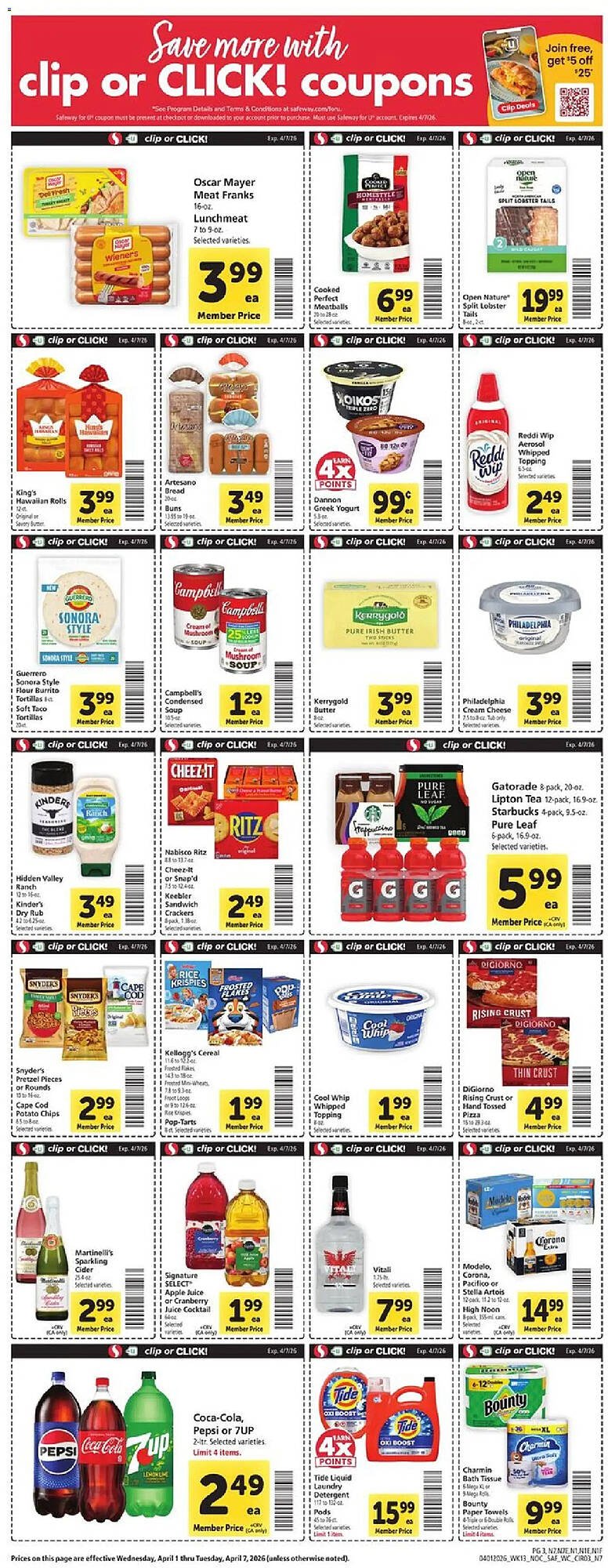 Safeway weekly ad