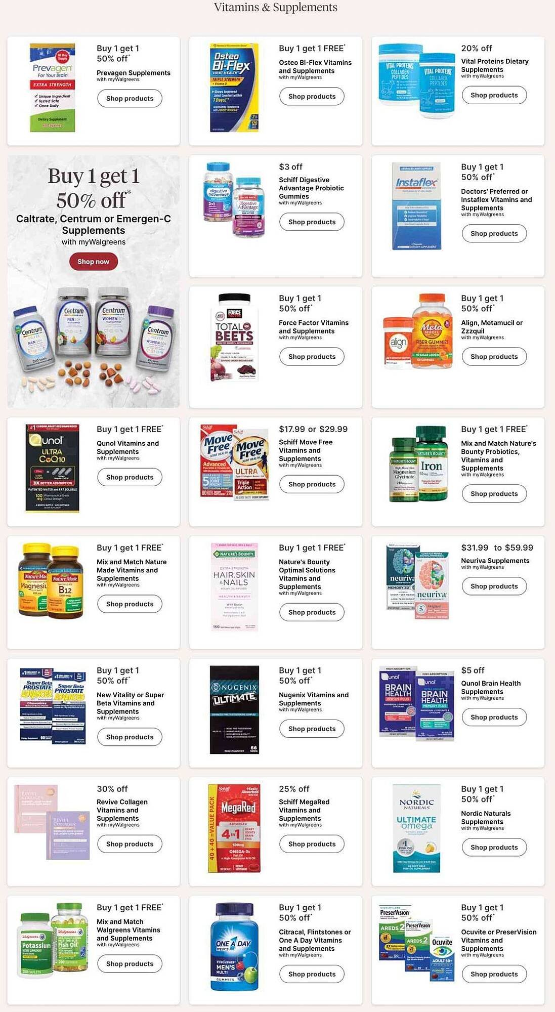 Walgreens weekly ad