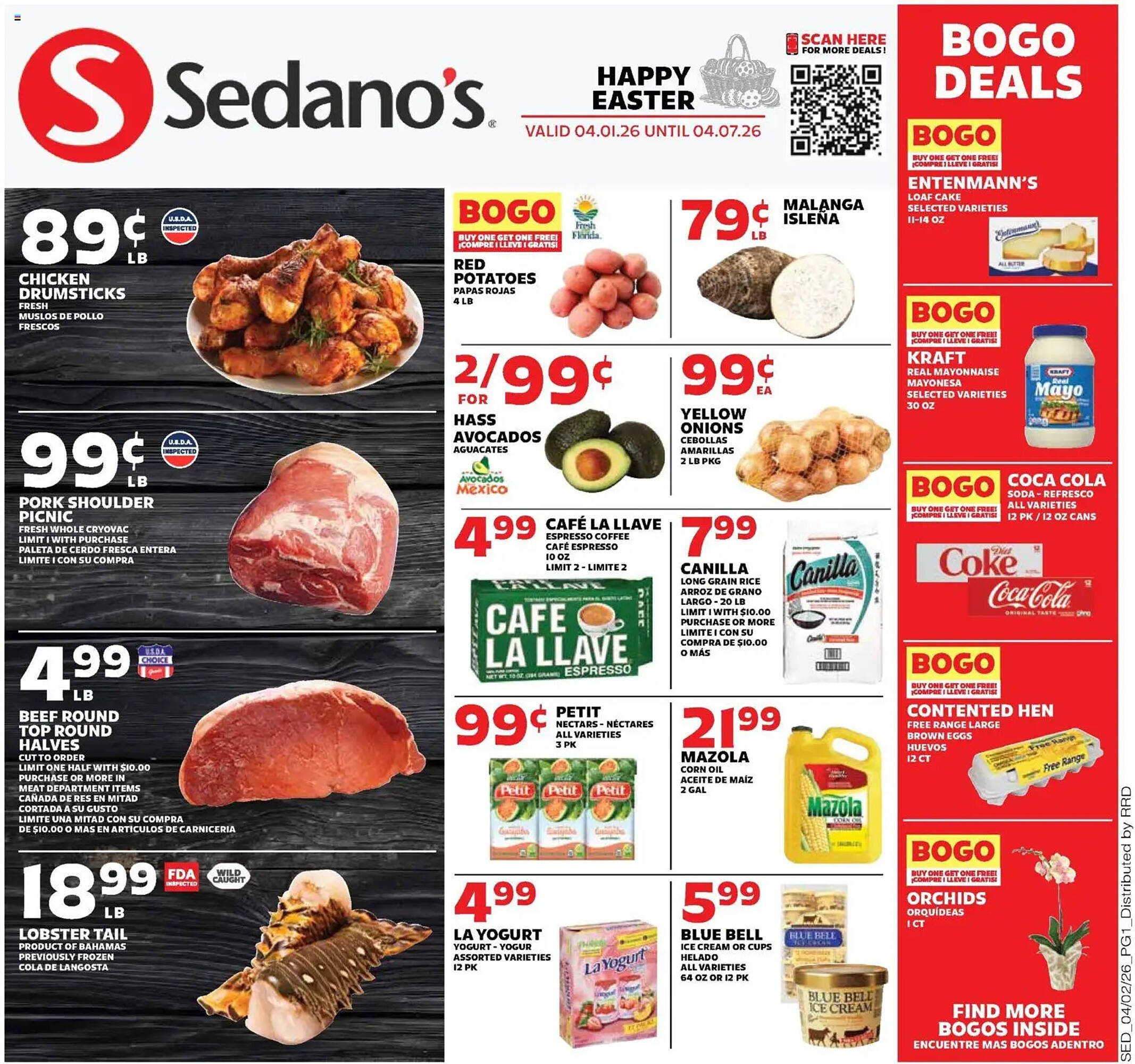 Sedano's weekly ad