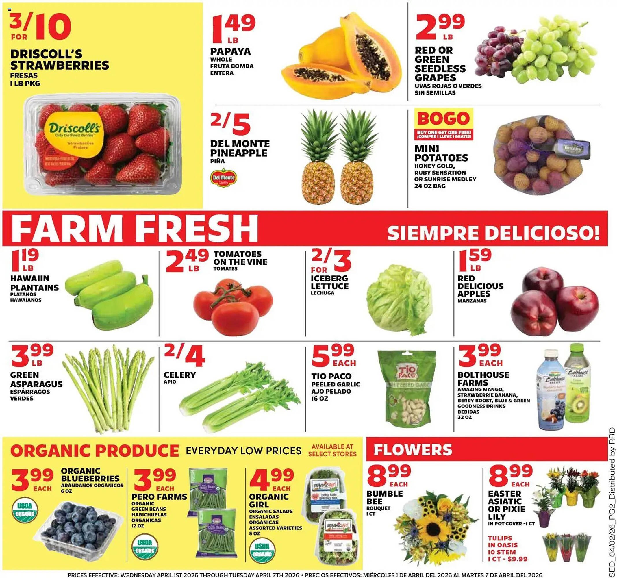 Sedano's weekly ad