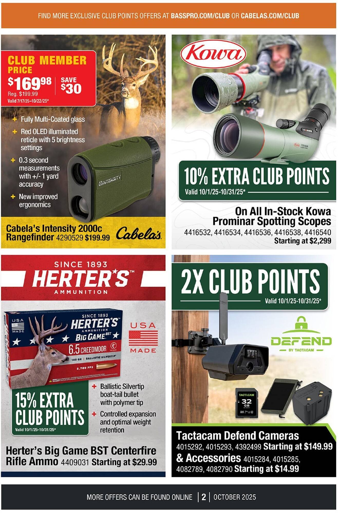 Cabela&#039;s weekly ad (2025-10-01 - 2025-10-31) | 2