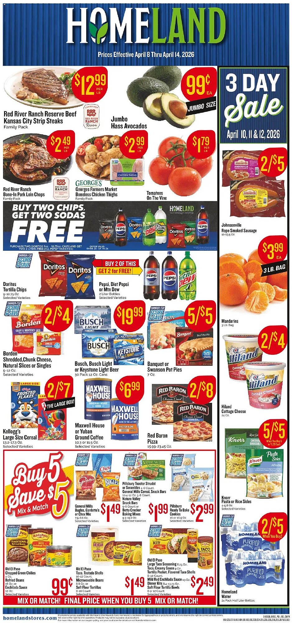 Homeland Market weekly ad