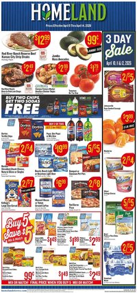 Homeland Market weekly ad