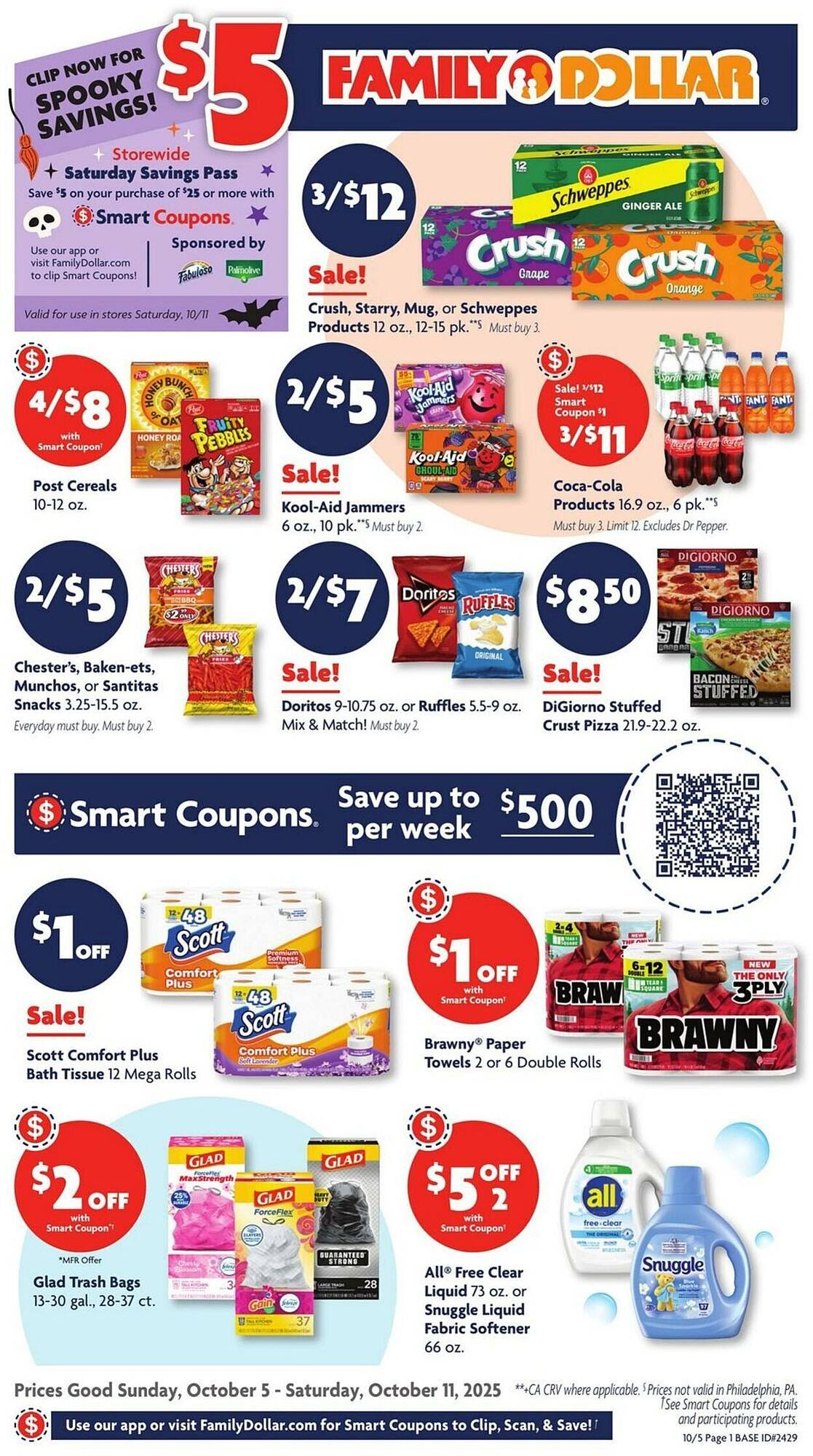 Family Dollar weekly ad (2025-10-05 - 2025-10-11) | 1