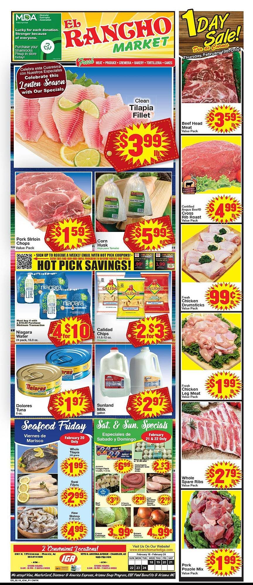 Supermercado El Rancho weekly ad