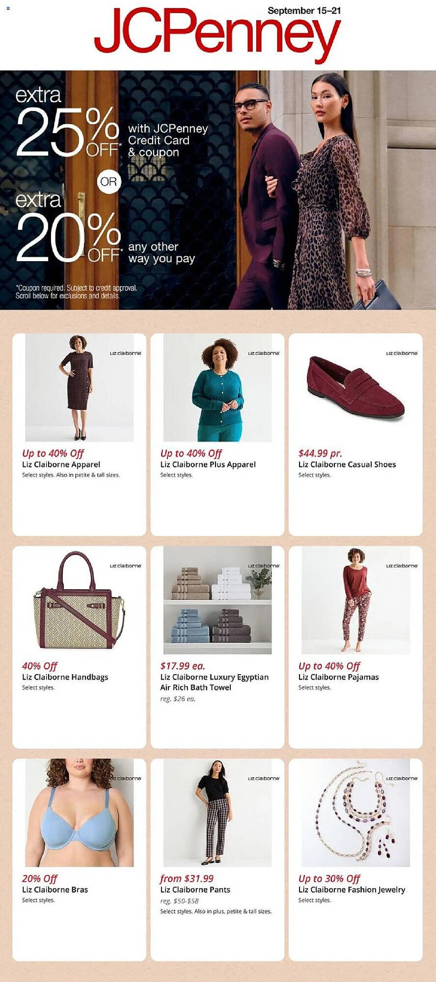 JC Penney weekly ad (2025-09-15 - 2025-09-21) | 1