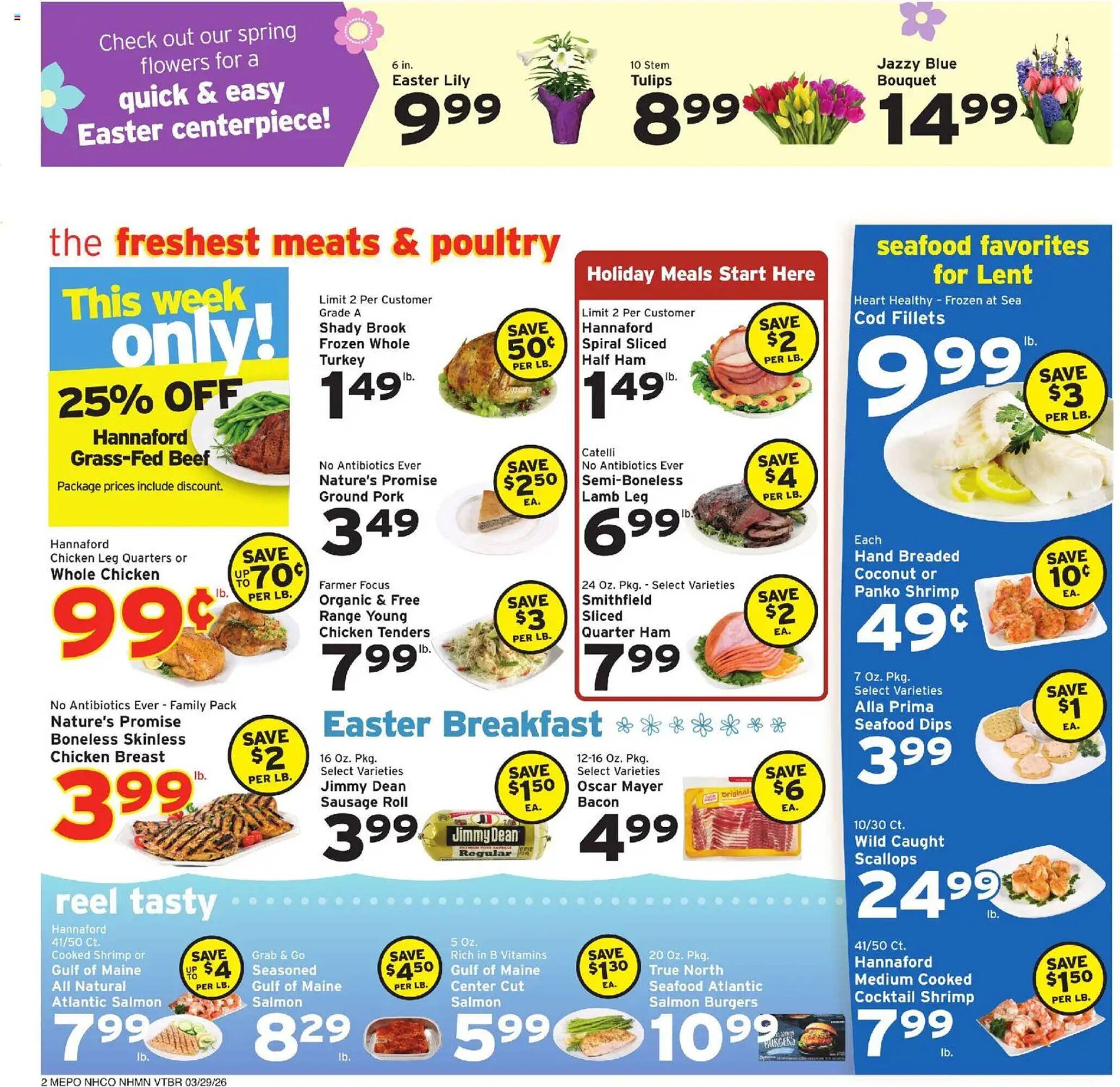 Hannaford flyer