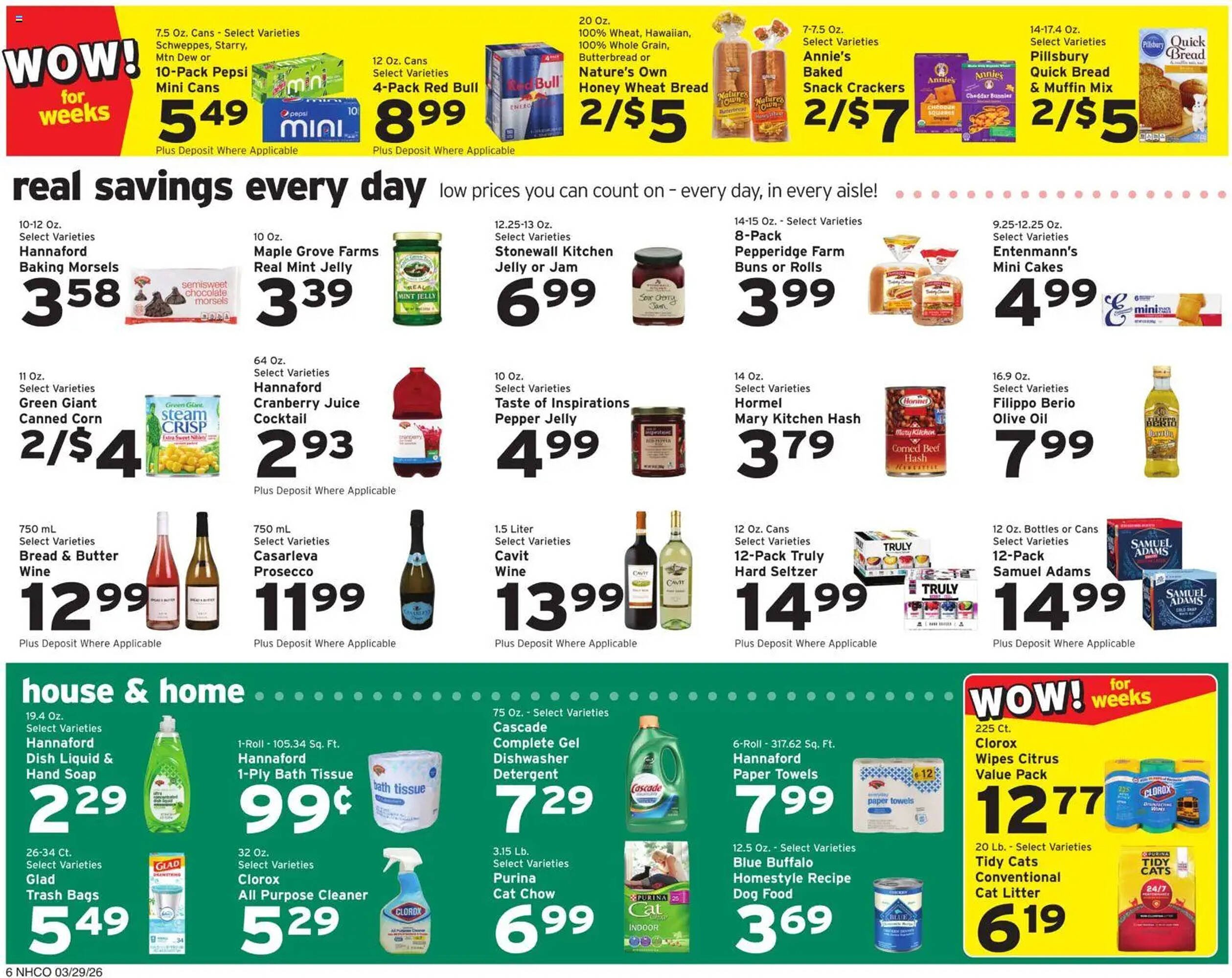 Hannaford flyer
