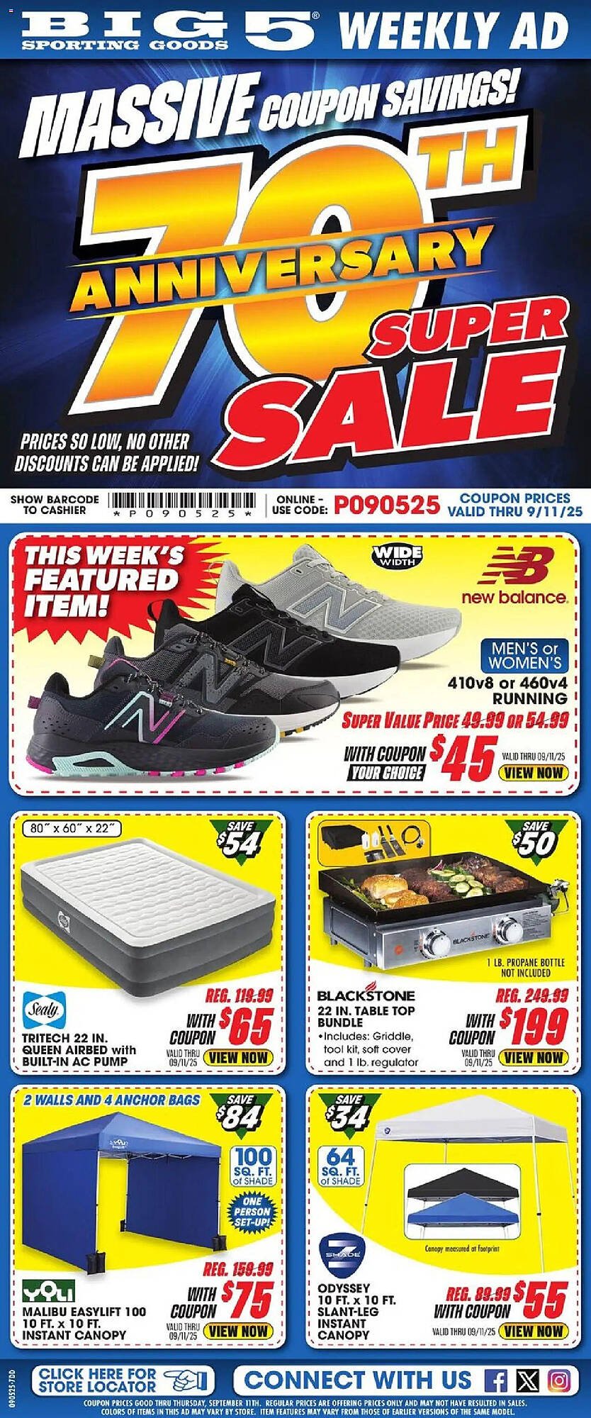 Big 5 weekly ad (2025-09-05 - 2025-09-12) | 1