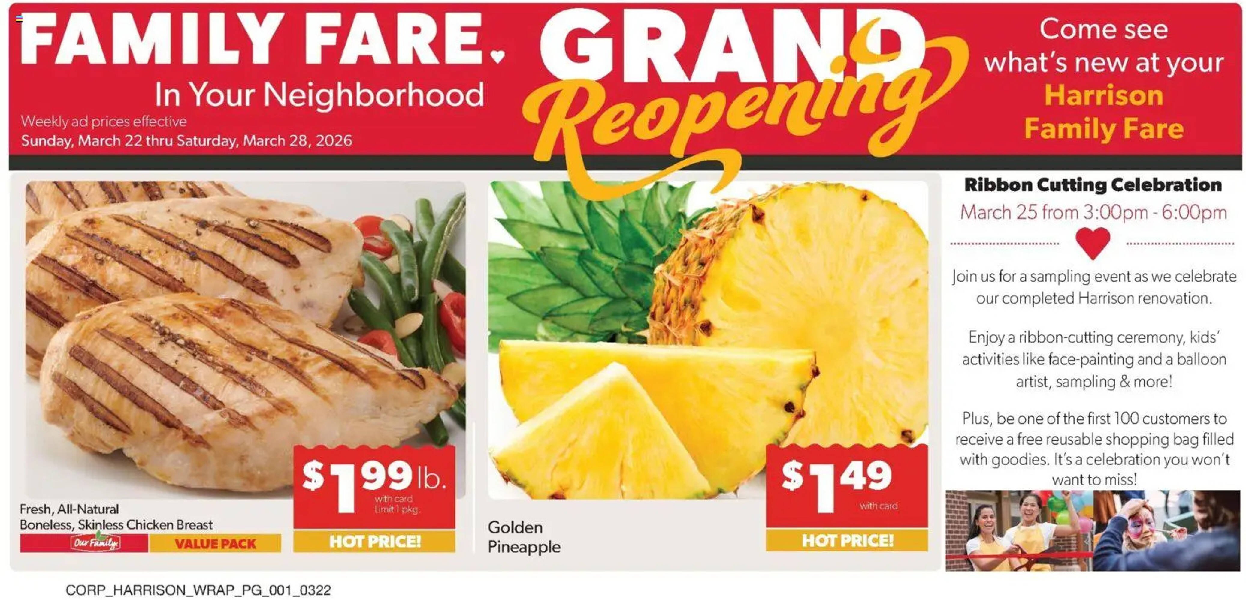 Family Fare weekly ad