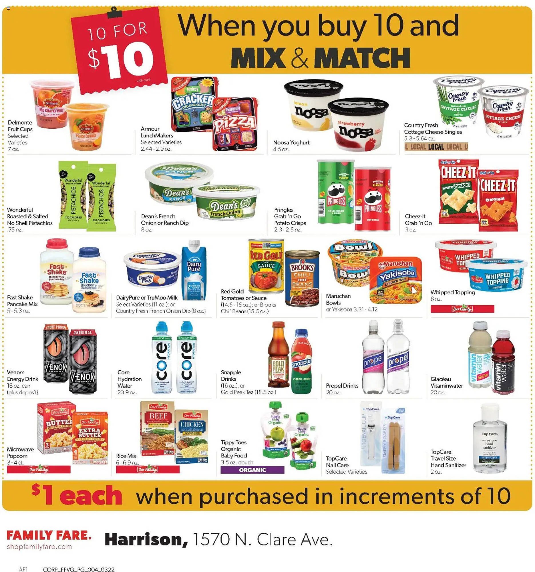 Family Fare weekly ad