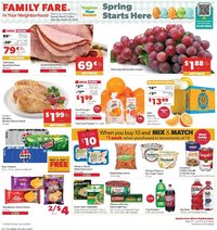 Family Fare weekly ad