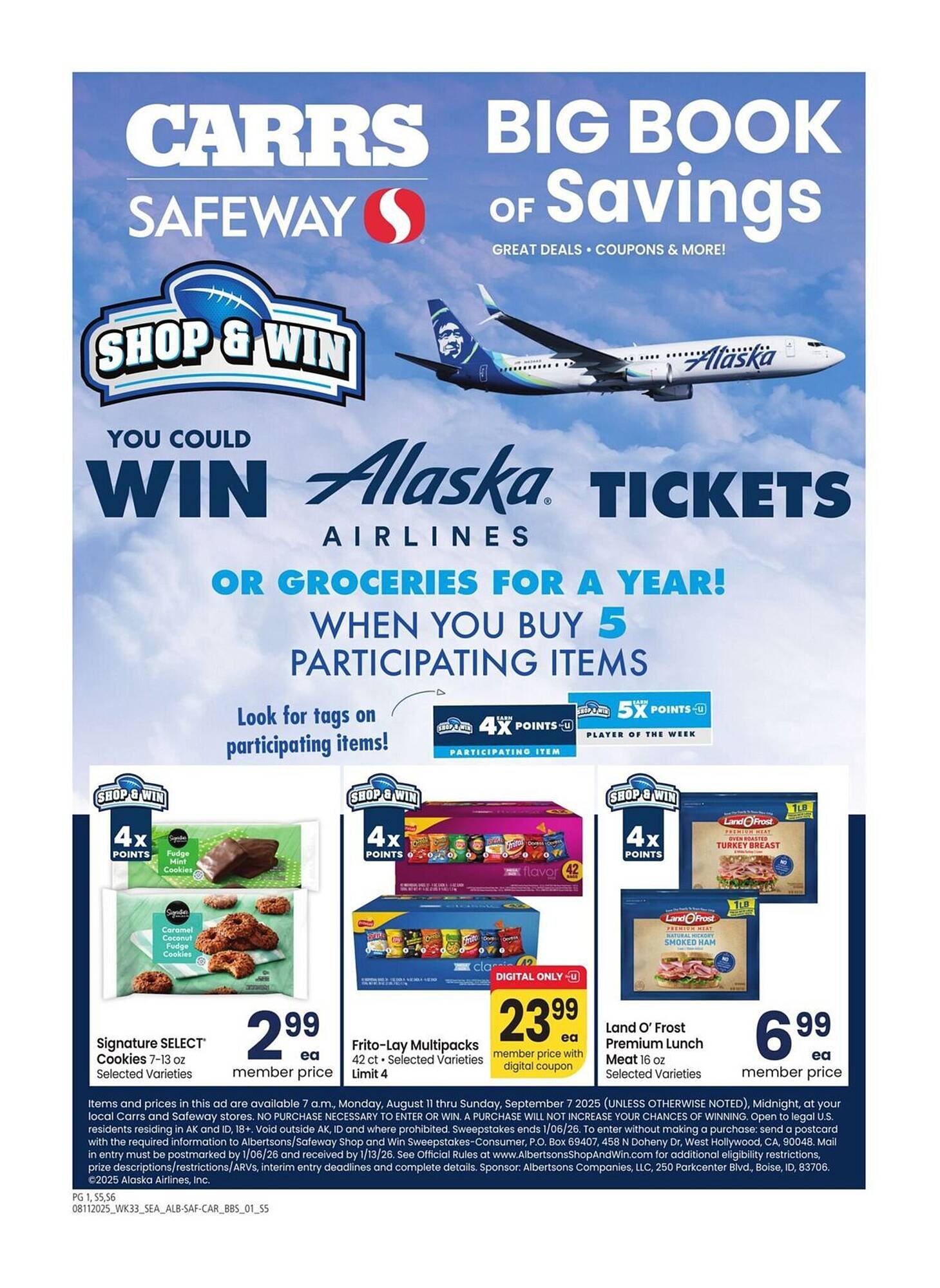 Safeway Weekly Ad (2025-08-11 - 2025-09-07) | 1