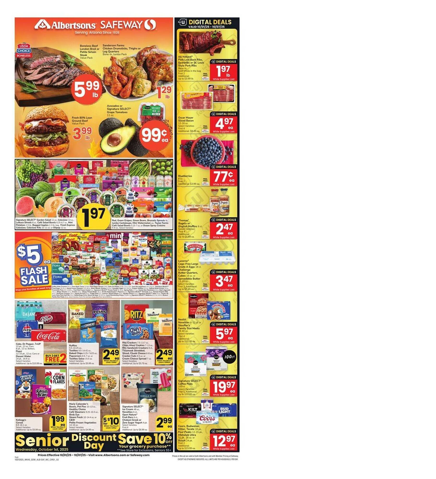 Albertsons weekly ad (2025-10-01 - 2025-10-07) | 1