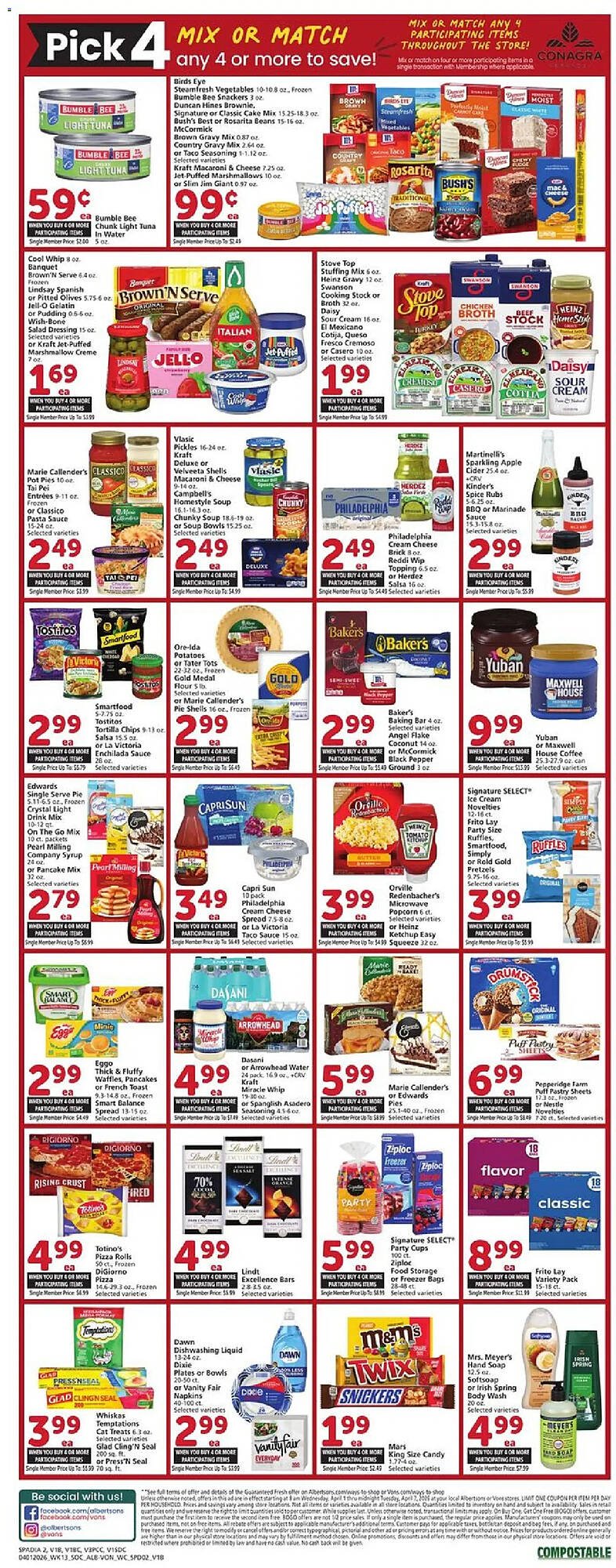 Vons weekly ad