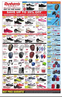 Dunham's Sports weekly ad