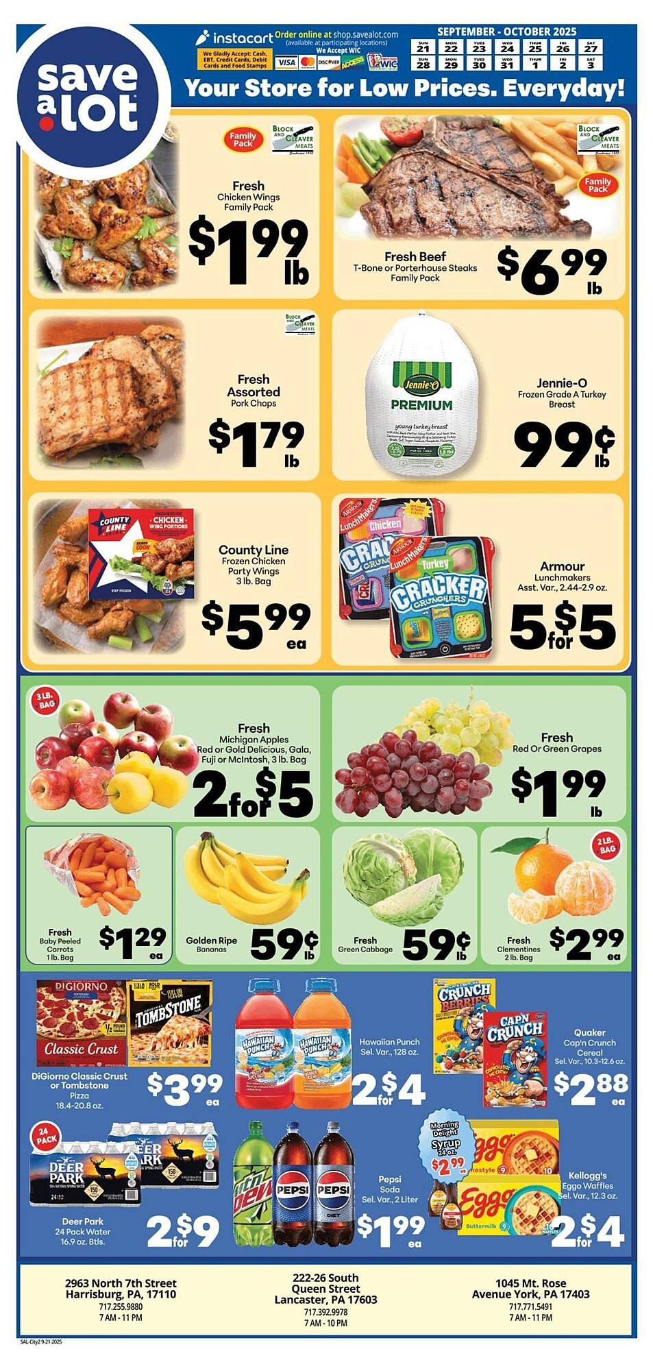 Save a Lot weekly ad (2025-09-21 - 2025-10-03) | 1