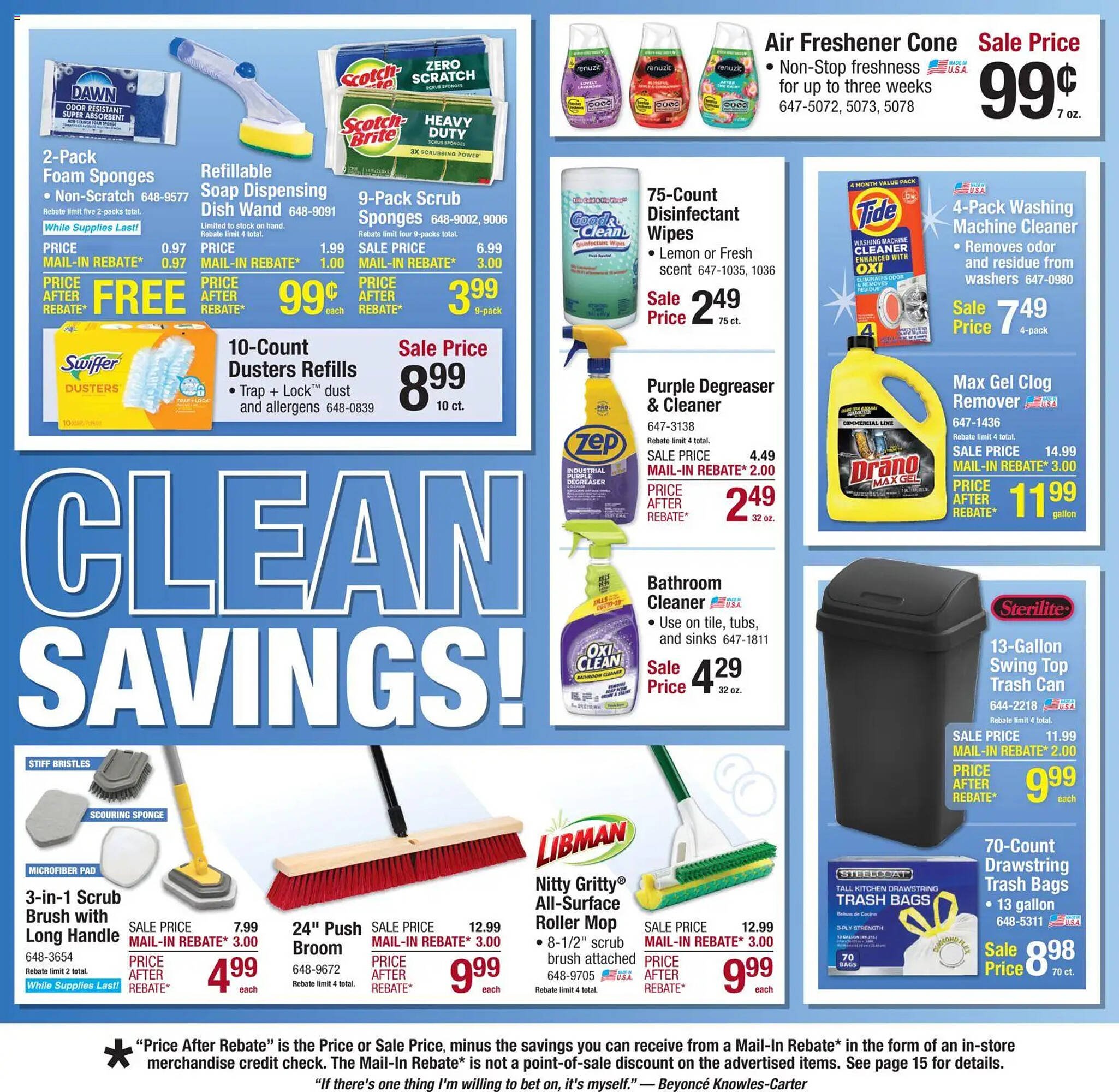 Menards weekly ad