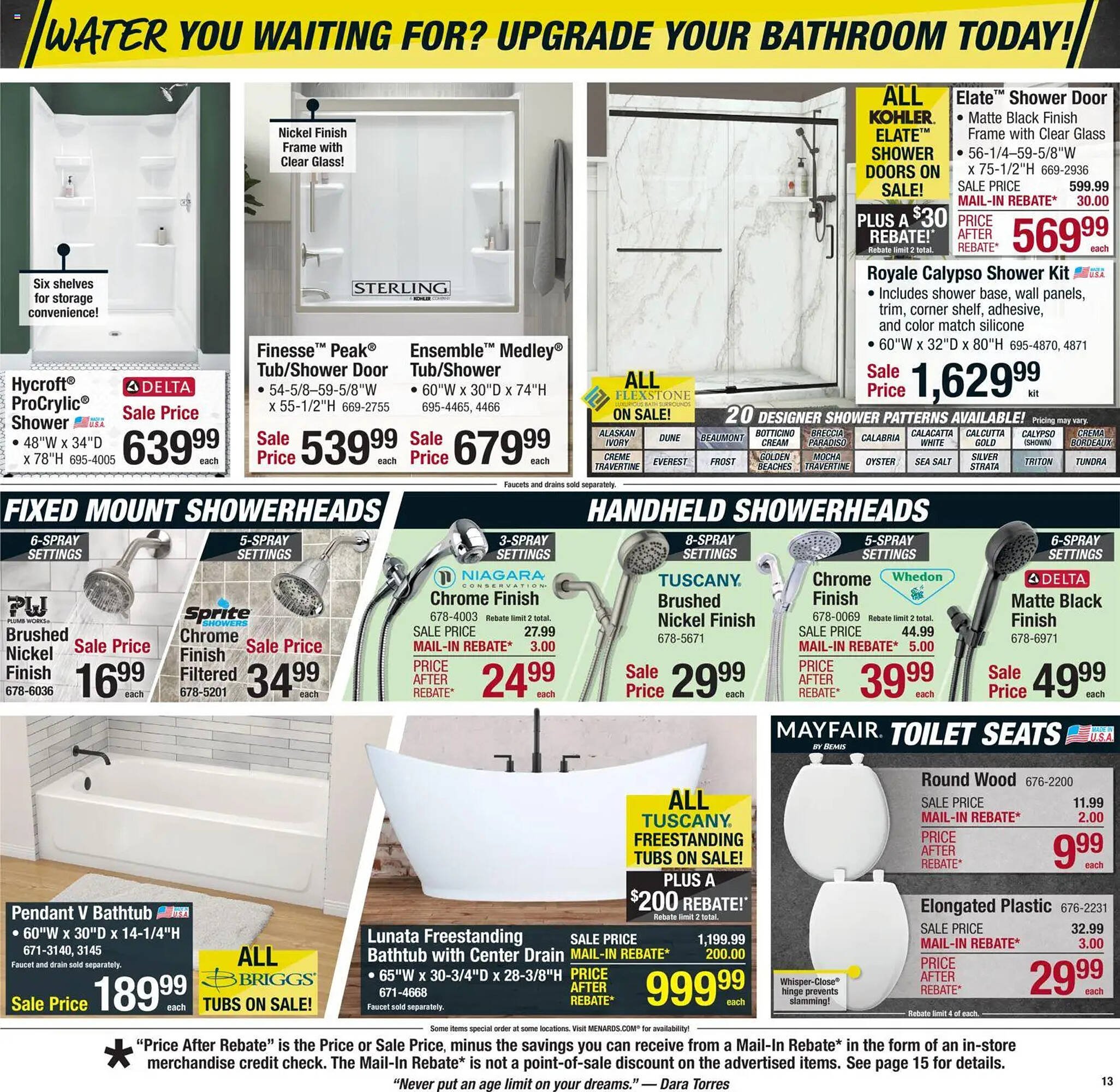 Menards weekly ad