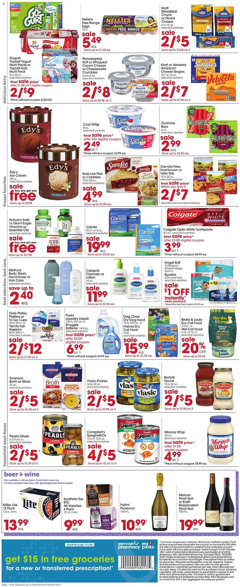 Giant Eagle weekly ad