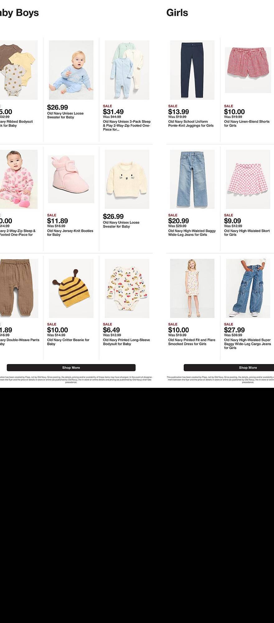 Old Navy weekly ad
