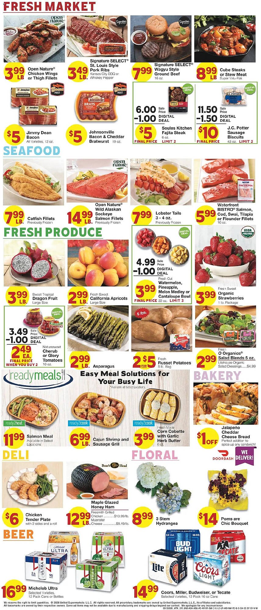 United Supermarkets weekly ad
