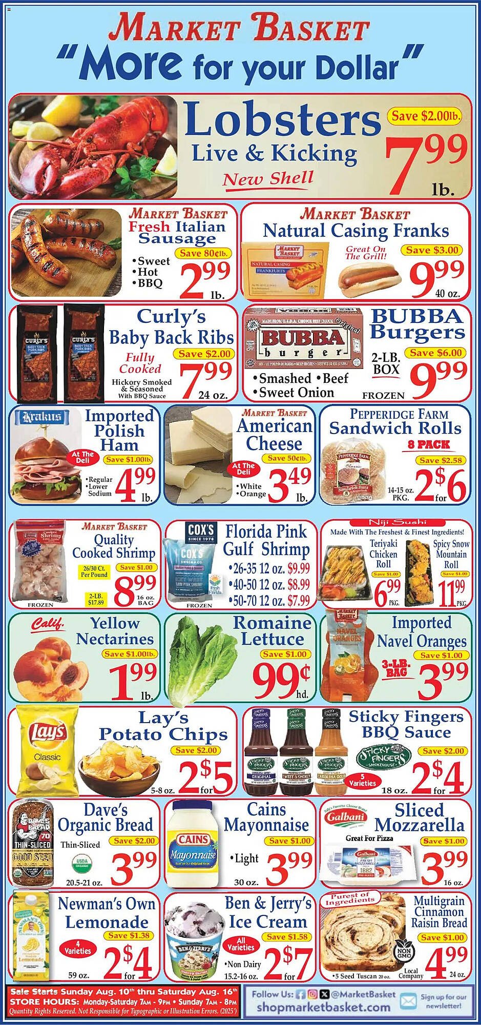 Market Basket Weekly Ad (2025-08-10 - 2025-08-17) | 1