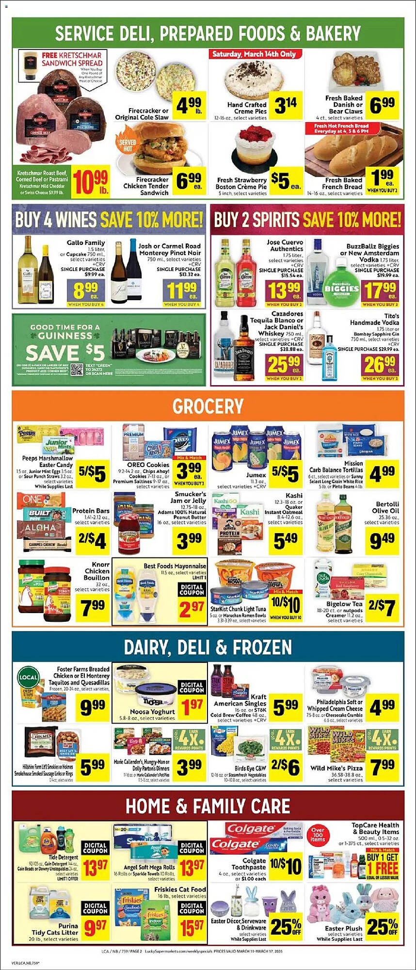 Lucky Supermarkets weekly ad