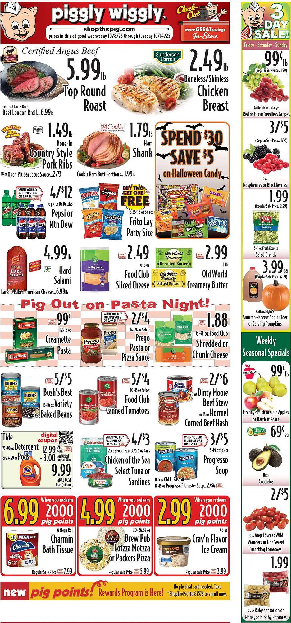 Piggly Wiggly weekly ad (2025-10-08 - 2025-10-14) | 1