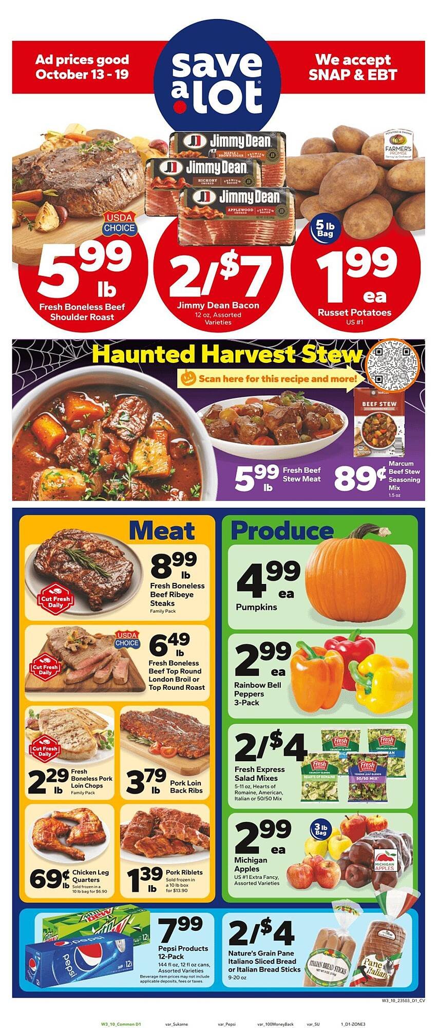 Save a Lot weekly ad (2025-10-13 - 2025-10-19) | 1