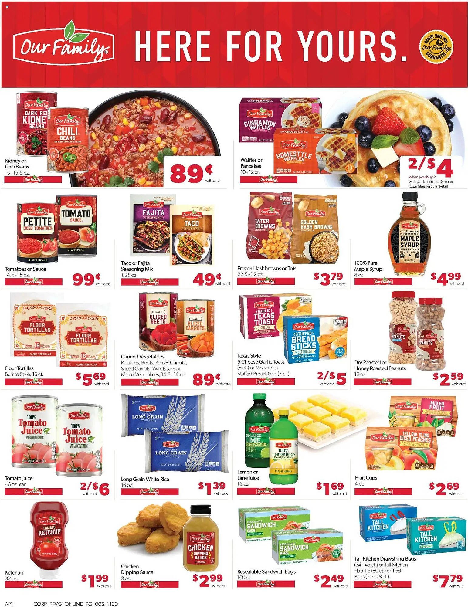 Family Fare weekly ad