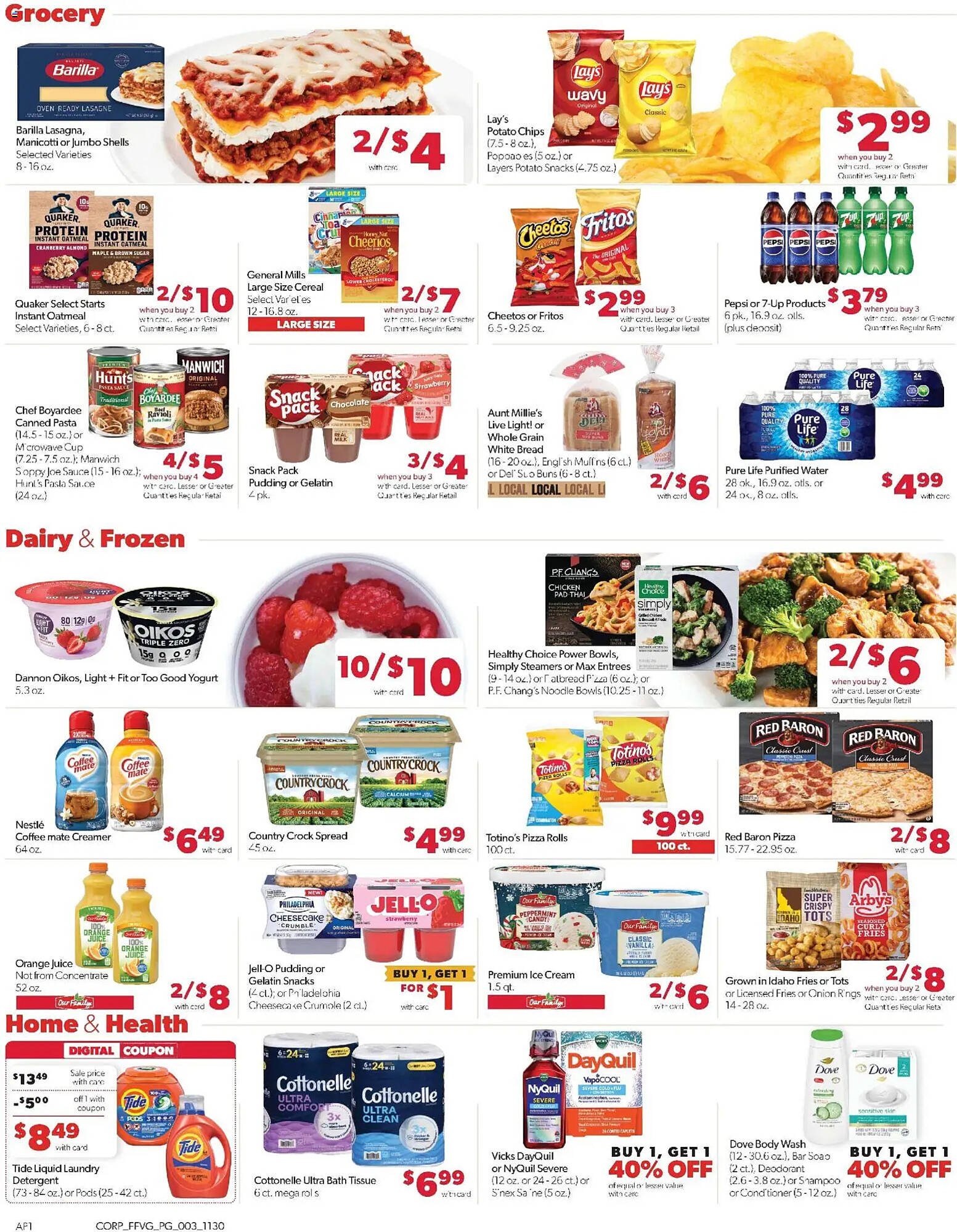 Family Fare weekly ad