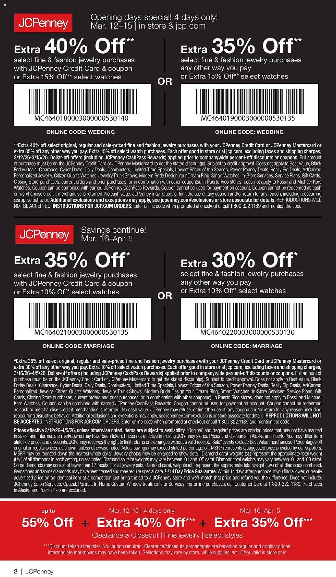 JC Penney weekly ad