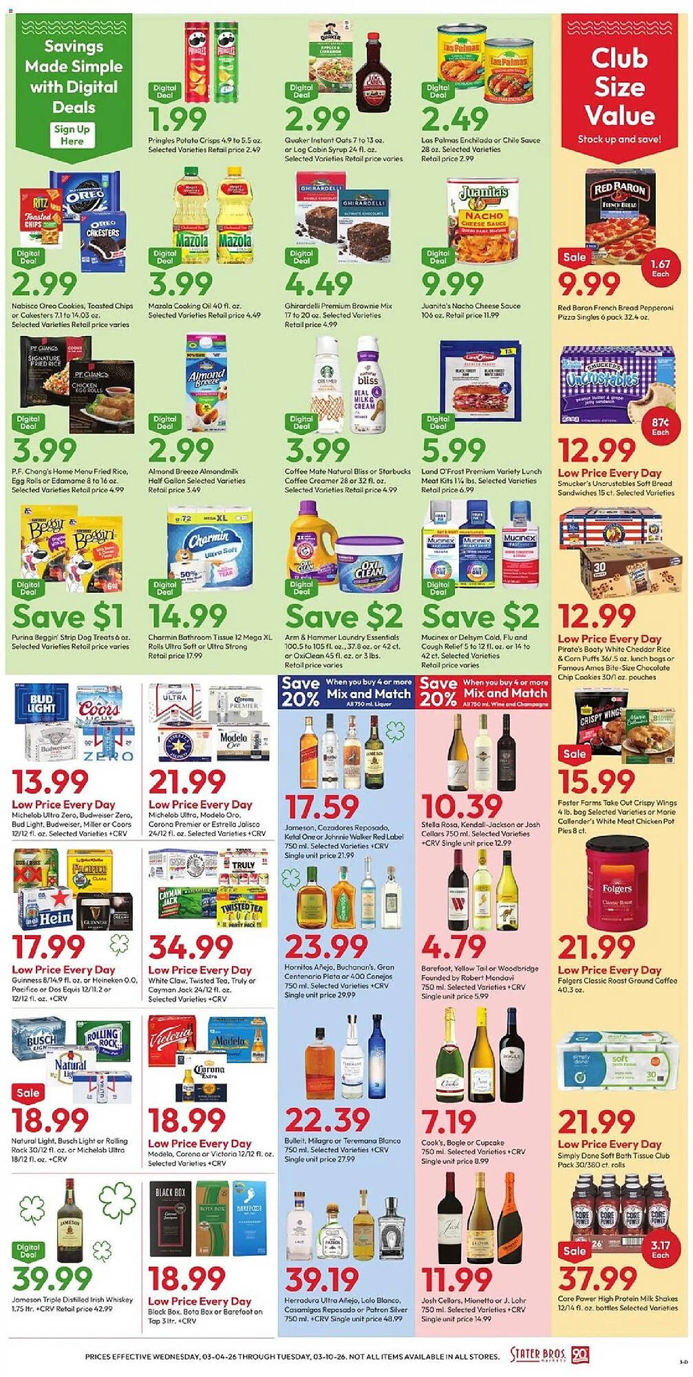 Stater Bros weekly ad