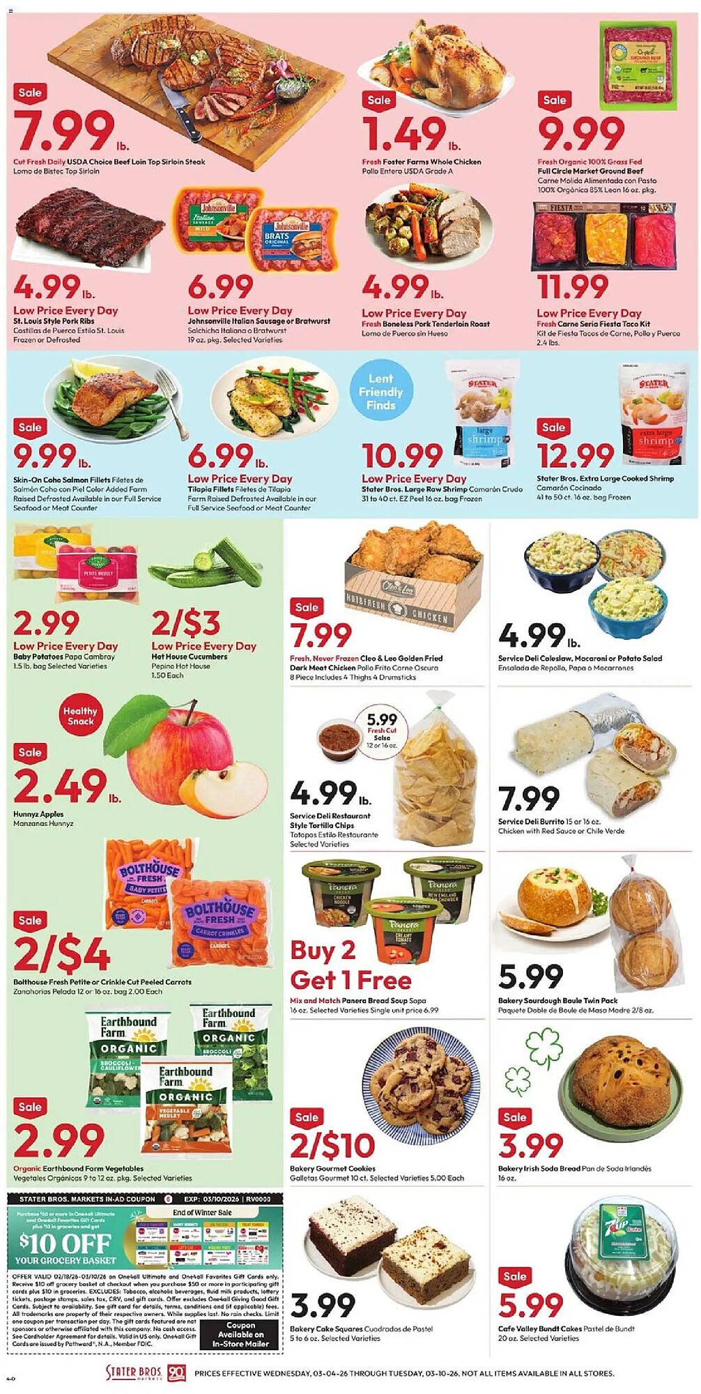 Stater Bros weekly ad