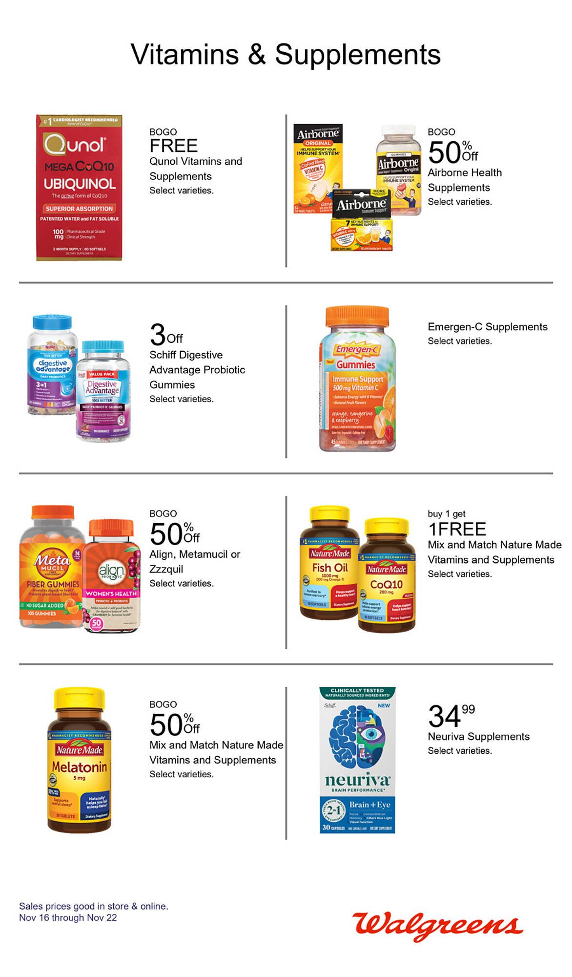Walgreens weekly ad