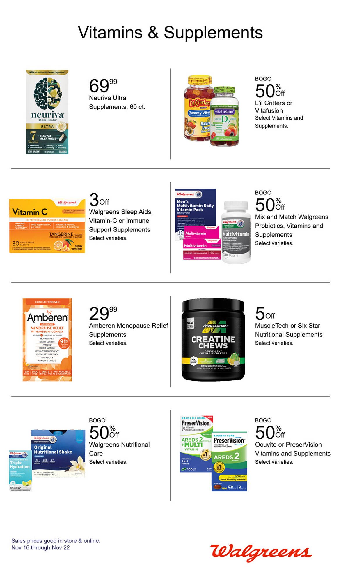 Walgreens weekly ad