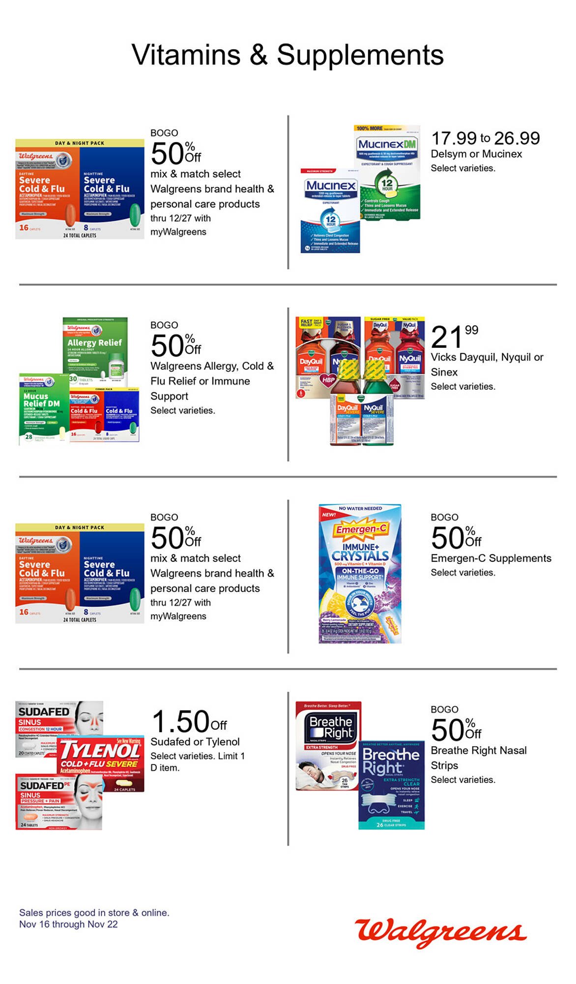 Walgreens weekly ad